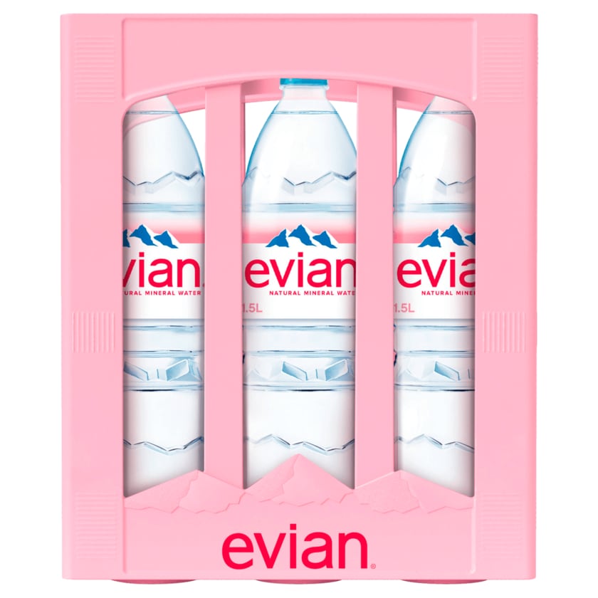 Evian Mineralwasser Still 6x1,5l